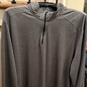 Gray Quarter-Zip Pullover by Starter